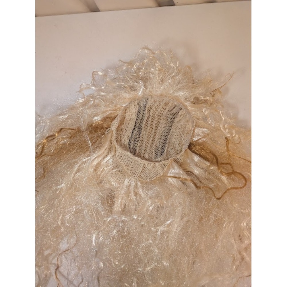 Blonde Curly‎ Costume Wig Synthetic Hair One Size Fits Most - Picture 2 of 2